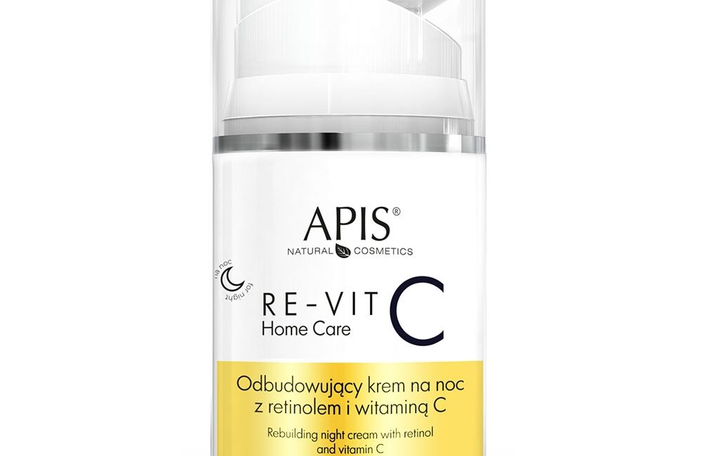 Odbudowujący krem na noc z retinolem i witaminą C Apis Professional RE-VIT C Home Care 50 ml