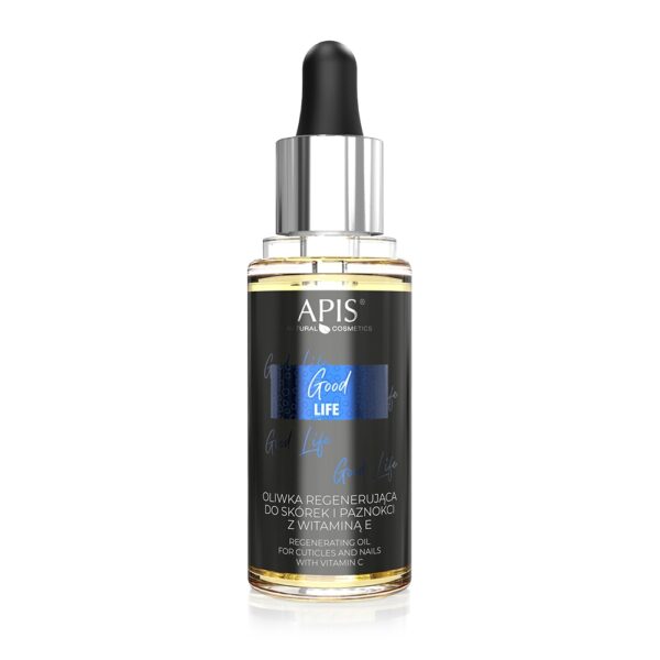 Oliwka regenerująca do skórek i paznokci z witaminą E Apis Good Life 30 ml