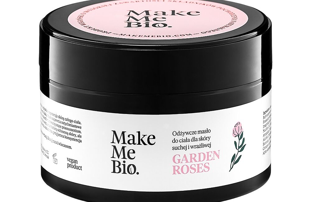 Odżywcze masło do ciała dla skóry suchej i wrażliwej - Make Me Bio - Garden Roses - 230 ml