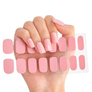 Deni Carte Naklejki Żelowe - naklejki na paznokcie utwardzane UV/LED, różne kolory Pink Nude | Różowy Cielisty