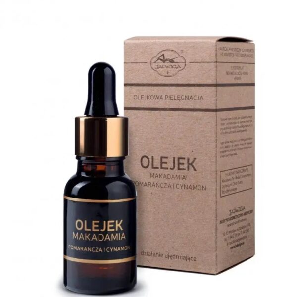 Naturalny olejek makadamia Jadwiga Pomarańcza i Cynamon 18 ml