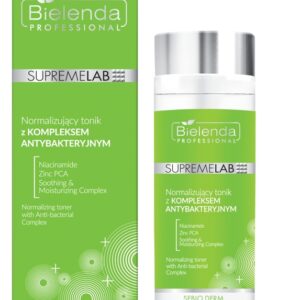 Normalizujący tonik z kompleksem antybakteryjnym Bielenda Supremelab Sebio Derm 200 ml