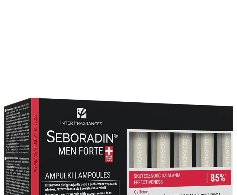 Ampułki przeciw wypadaniu włosów dla mężczyzn Seboradin Men Forte 14 x 5,5 ml