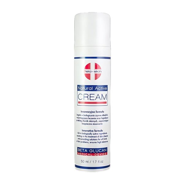Krem nawilżający, skóra podrażniona - Beta-Skin Natural Active Cream NAC - 50 ml