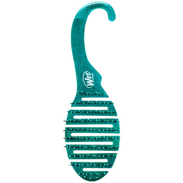Wet Brush Shower Detangler - szczotka do włosów pod prysznic, różne kolory Glitter Teal | Morski