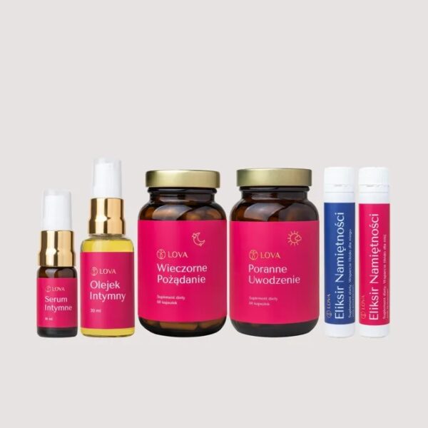 Kosmetyki intymne dla doznań i suplement na kobiece libido