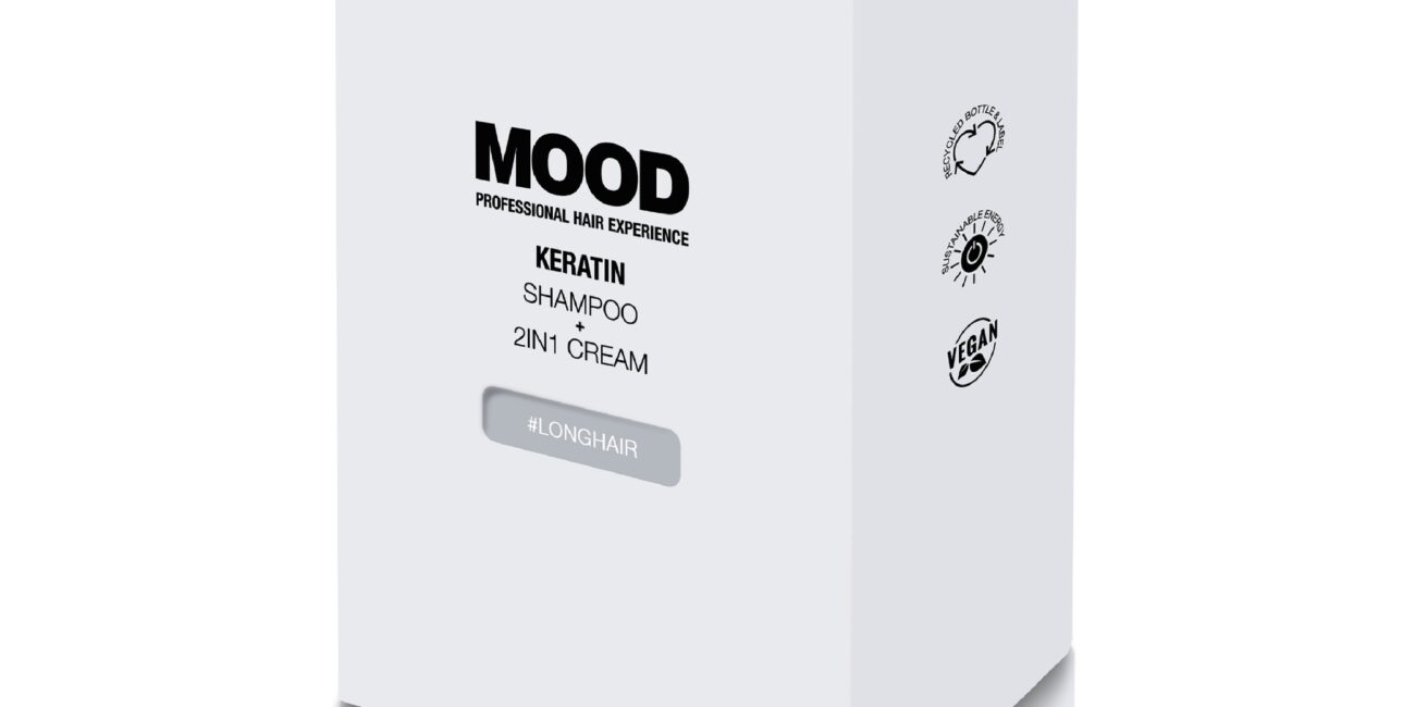 Zestaw: Szampon + krem do włosów 2w1 do włosów MOOD KERATIN