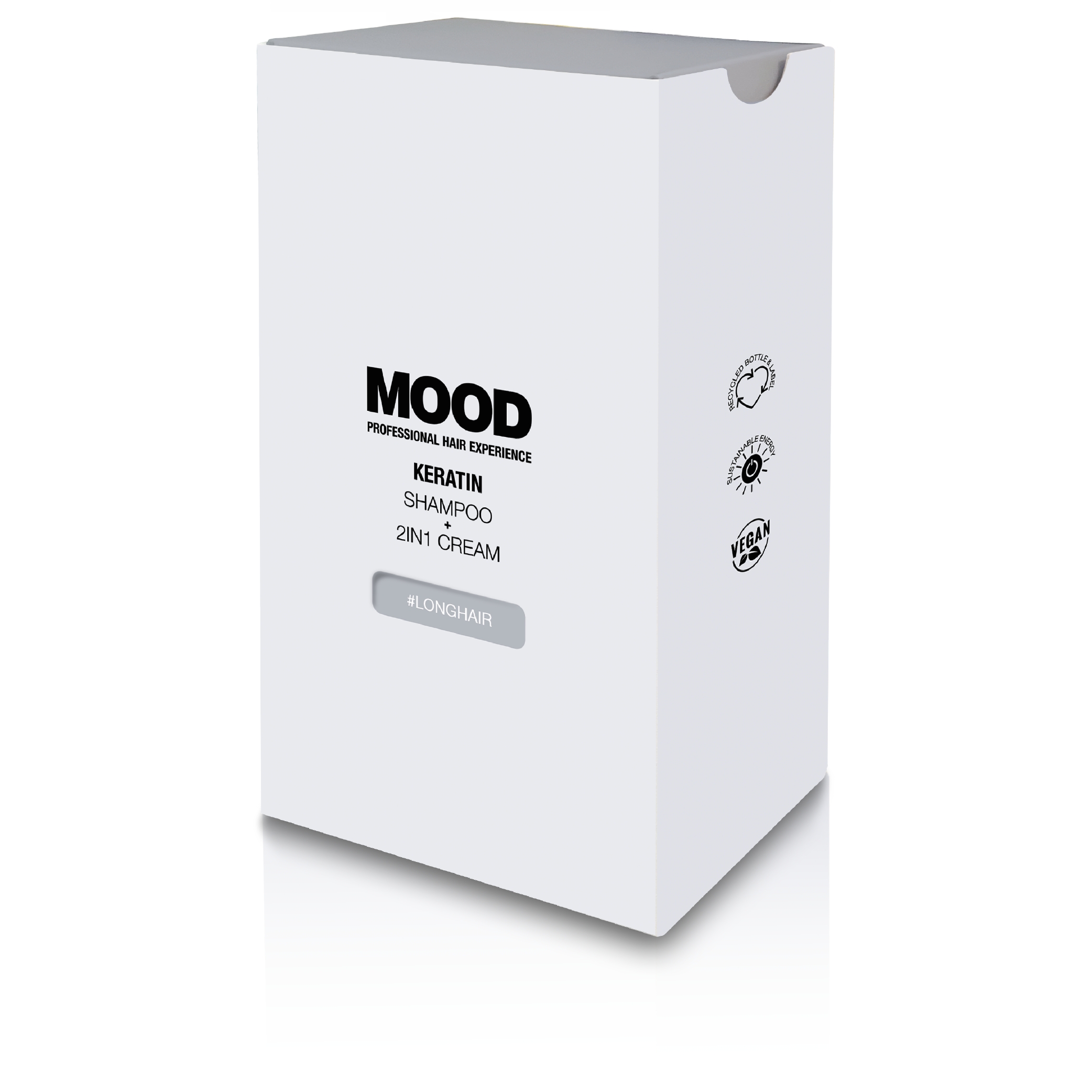 Zestaw: Szampon + krem do włosów 2w1 do włosów MOOD KERATIN