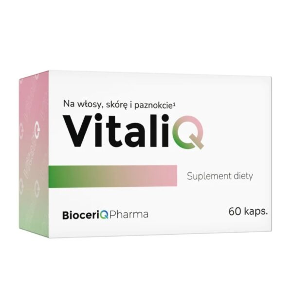 Suplement diety na włosy, skórę i paznokcie - VitaliQ - 60 kapsułek