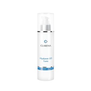 CLARENA Hyaluron 3D Tonic Ultra-nawilżający tonik z 3 rodzajami kwasu hialuronowego 200 ml
