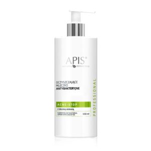 Oczyszczające mleczko antybakteryjne z zieloną herbatą - Apis Acne-Stop - 500 ml