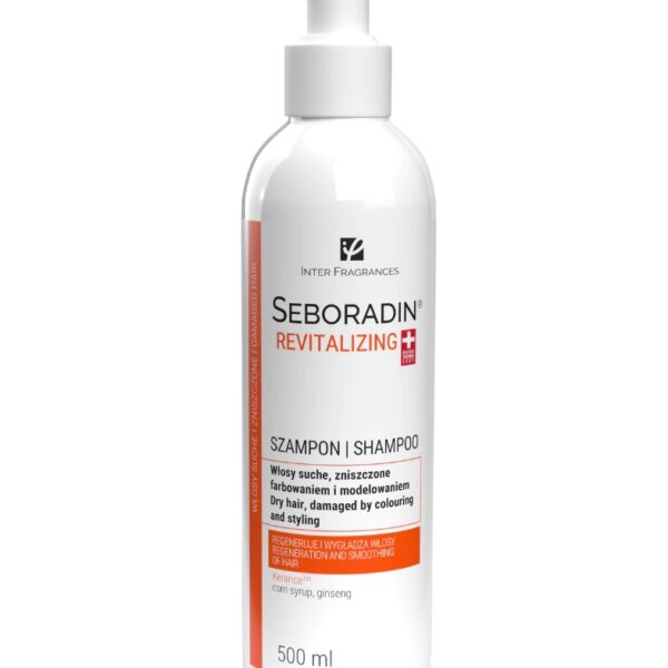 Szampon do włosów suchych, zniszczonych farbowaniem i modelowaniem Seboradin Regenerujący 500 ml