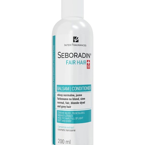 Balsam do jasnych włosów naturalnych i farbowanych na blond Seboradin Jasne Włosy 200 ml