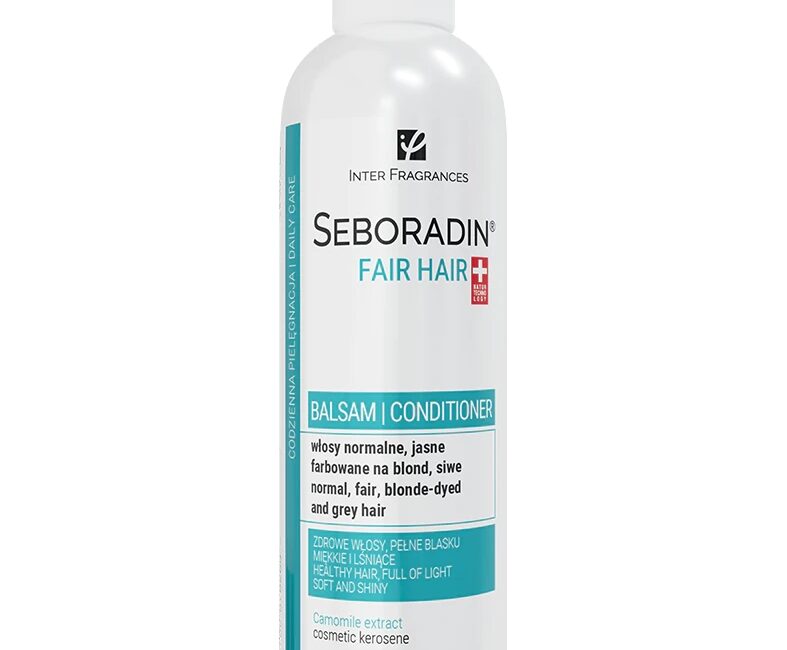 Balsam do jasnych włosów naturalnych i farbowanych na blond Seboradin Jasne Włosy 200 ml