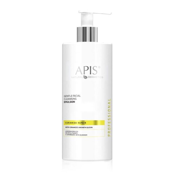 Łagodna emulsja do mycia twarzy z ceramidami i beta glukanem - Apis Ceramide Repair - 500 ml