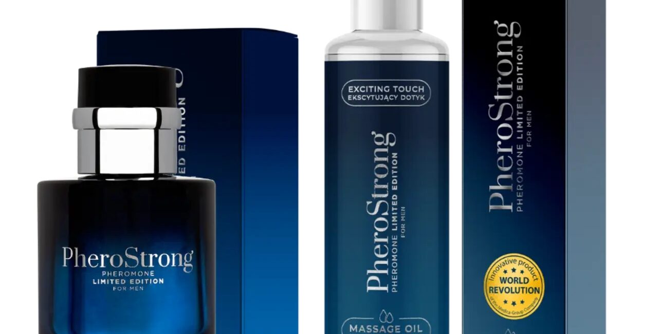 PheroStrong Limited Edition for Men Perfumy 50 ml + Olejek do ciała 100 ml ZESTAW
