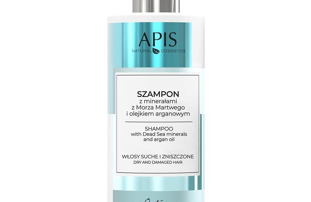 Szampon z minerałami z Morza Martwego i olejkiem arganowym Apis Optima 300 ml