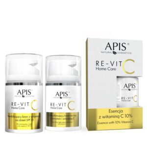 Zestaw Apis Professional RE-VIT C Home Care esencja + krem na dzień + krem na noc