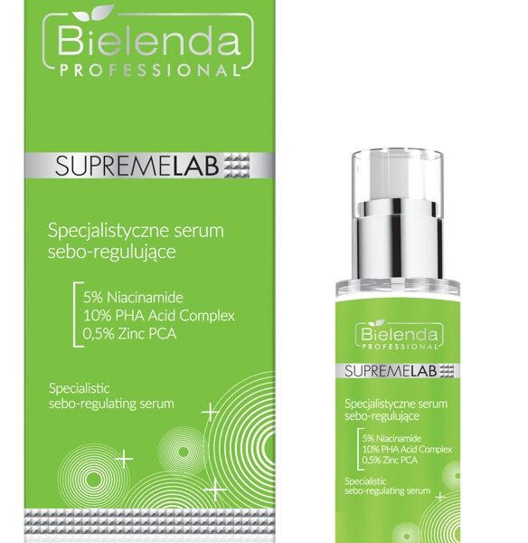 Specjalistyczne serum sebo-regulujące Bielenda Supremelab Sebio Derm 30 ml