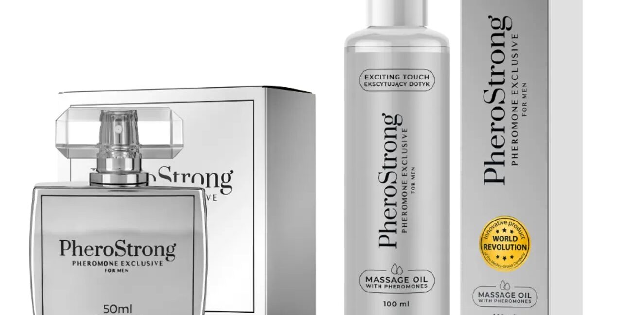 PheroStrong Exclusive for Men Perfumy 50 ml + Olejek do ciała 100 ml ZESTAW