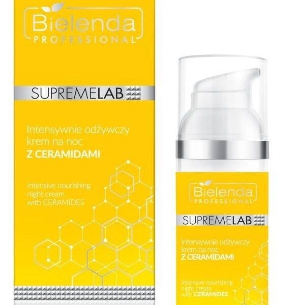 Intensywnie odżywczy krem na noc z ceramidami Bielenda Supremelab Barrier Renew 50 ml