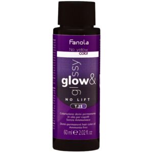 Fanola No Yellow Glow&Glossy - toner olejowy neutralizujący żółte tony, 60ml T.21