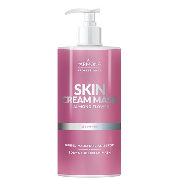 Kremo-maska do ciała i stóp - Farmona Professional - Skin Cream Mask Almond Flower - 500 ml