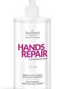 Nawilżający sorbet do dłoni i paznokci Farmona Hands Repair 500 ml