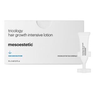 Zagęszczający i rewitalizujący lotion do włosów z egzosomami zmniejszający wypadanie - Mesoestetic Tricology Lotion - 8 x 5 ml