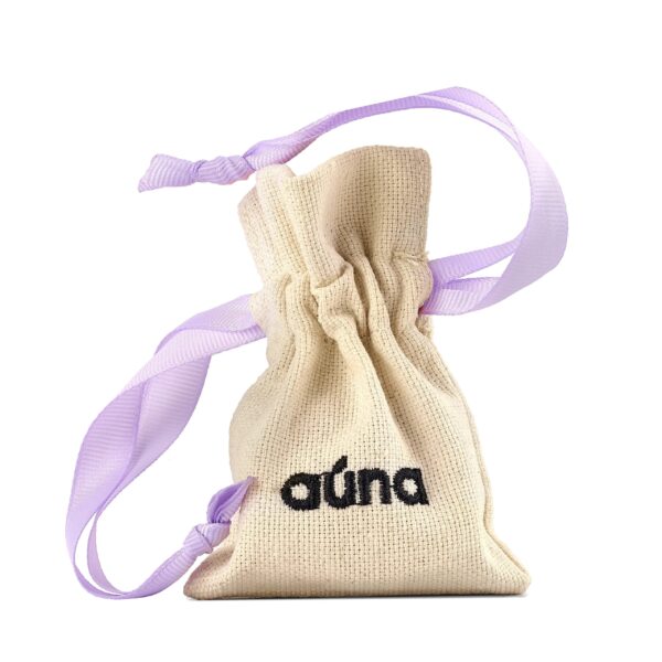 woreczek bawełniany z logo AUNA na perfumy | do torebki