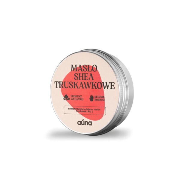 Masło shea truskawkowe 60 ml z olejem truskawkowym i wit. E