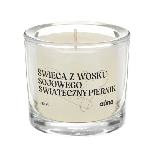 Świeczka sojowa świąteczny piernik 250 ml o zapachu domowych ciasteczek