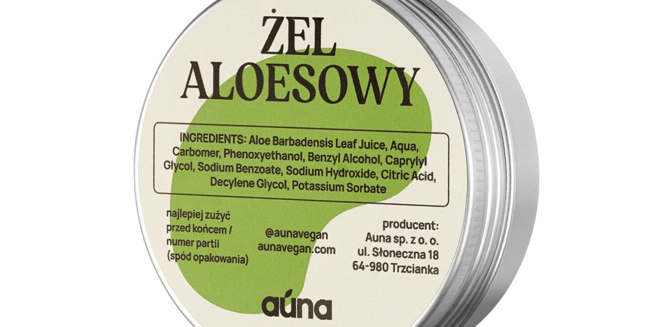 Żel aloesowy w puszce 60 ml na oparzenia i ukąszenia