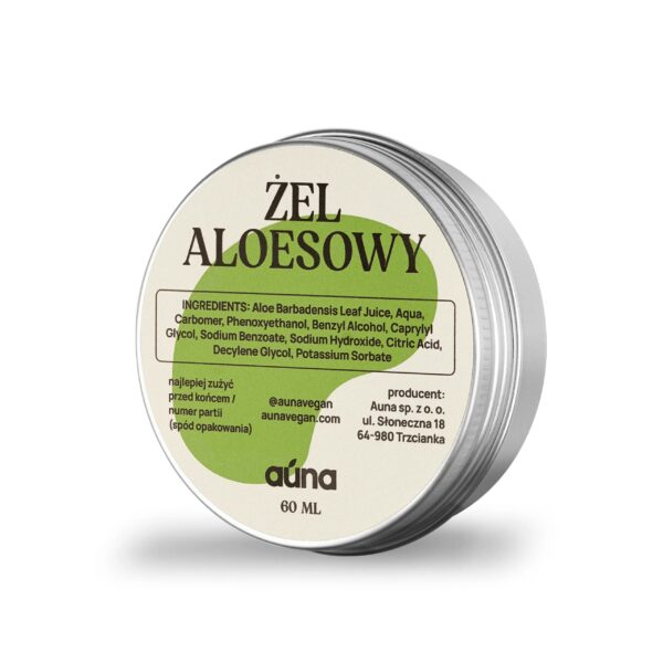 Żel aloesowy w puszce 60 ml na oparzenia i ukąszenia