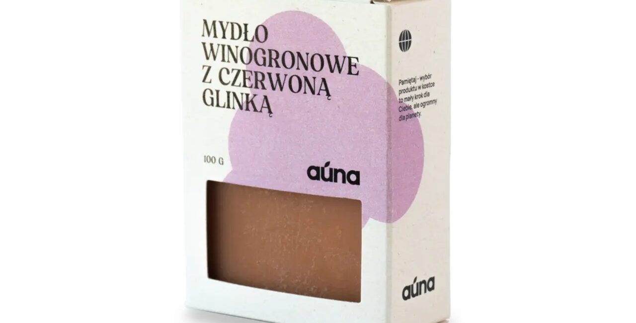 Mydło winogronowe z glinką czerwoną 90g