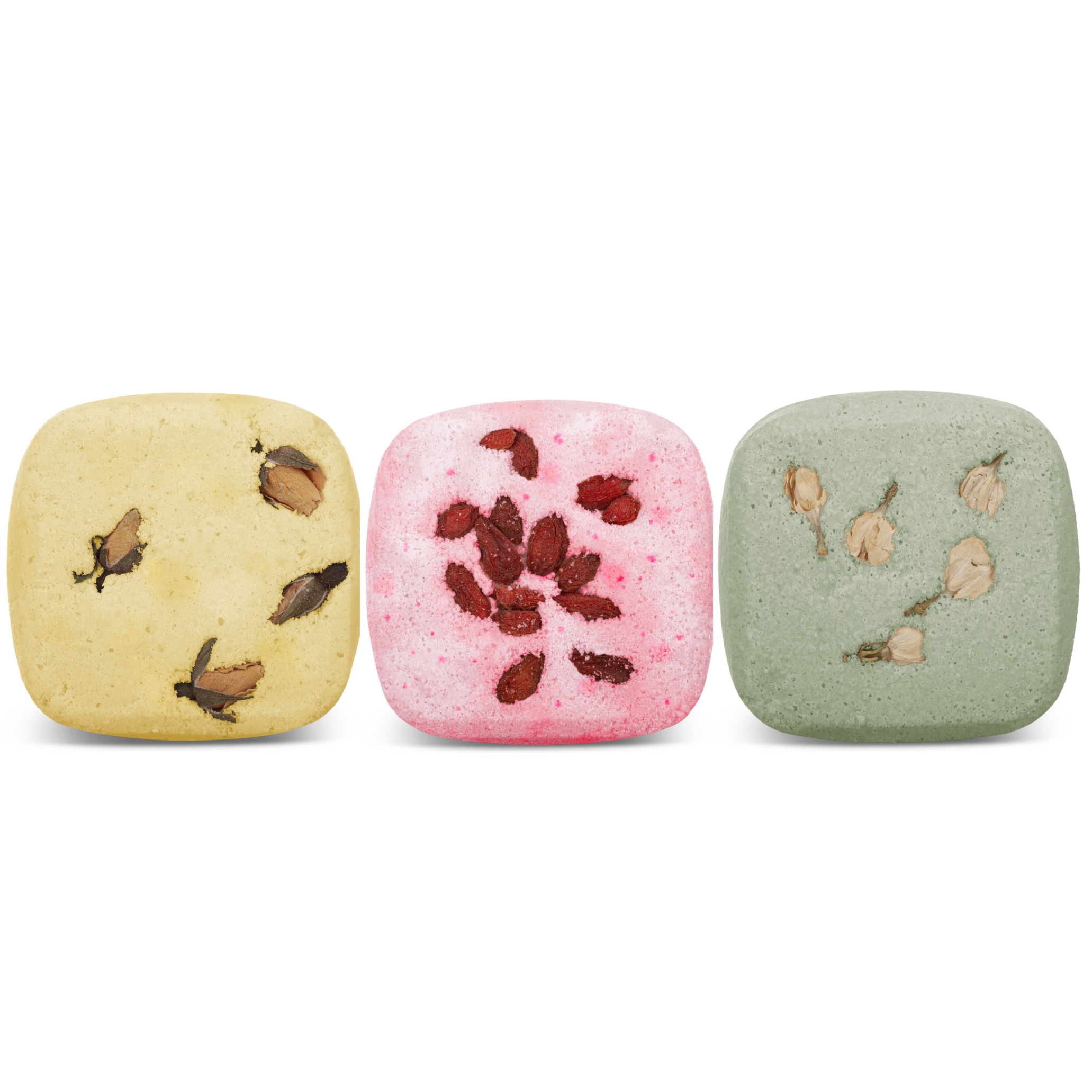 Zestaw 3 kostek do kąpieli neroli, goja, jaśmin