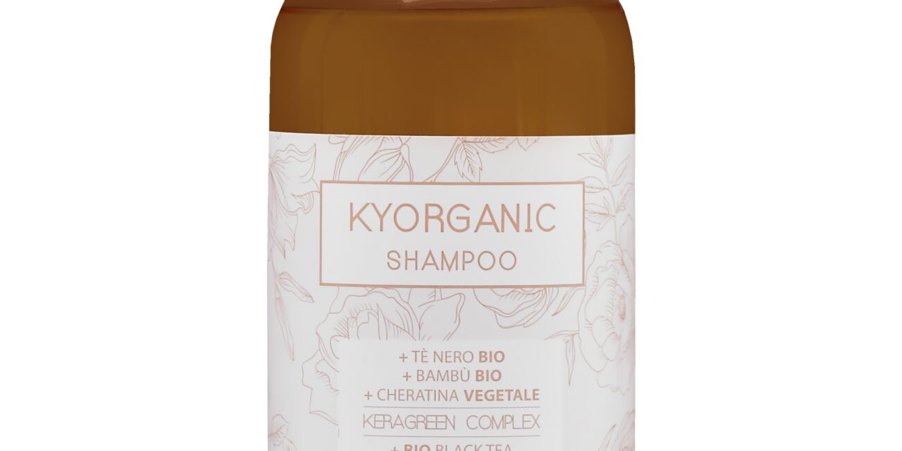 KYO Kyorganic Keragreen Complex Shampoo - roślinny szampon odbudowujący, 250ml