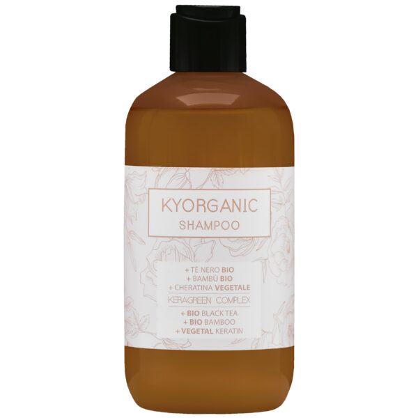 KYO Kyorganic Keragreen Complex Shampoo - roślinny szampon odbudowujący, 250ml