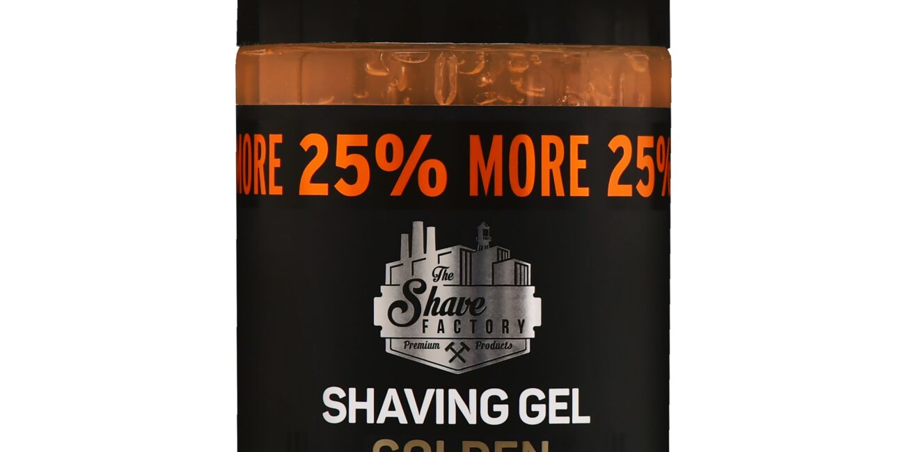 The Shave Factory Shaving Gel Golden - żel do golenia zmiękczający zarost, 1250ml