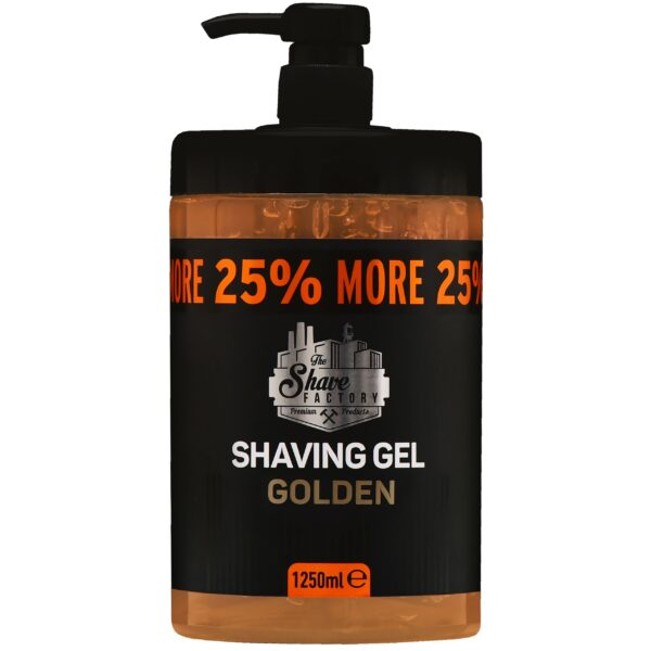 The Shave Factory Shaving Gel Golden - żel do golenia zmiękczający zarost, 1250ml