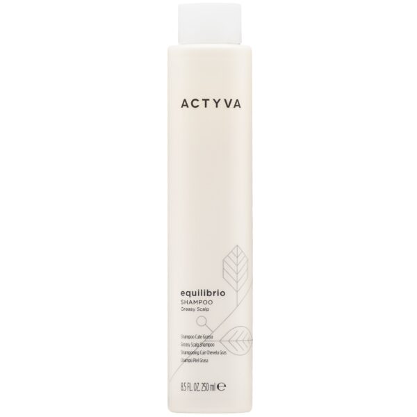 Kemon Actyva Equilibrio Shampoo - szampon do przetłuszczającej się kóry głowy, regulujący wydzielanie sebum, 250ml