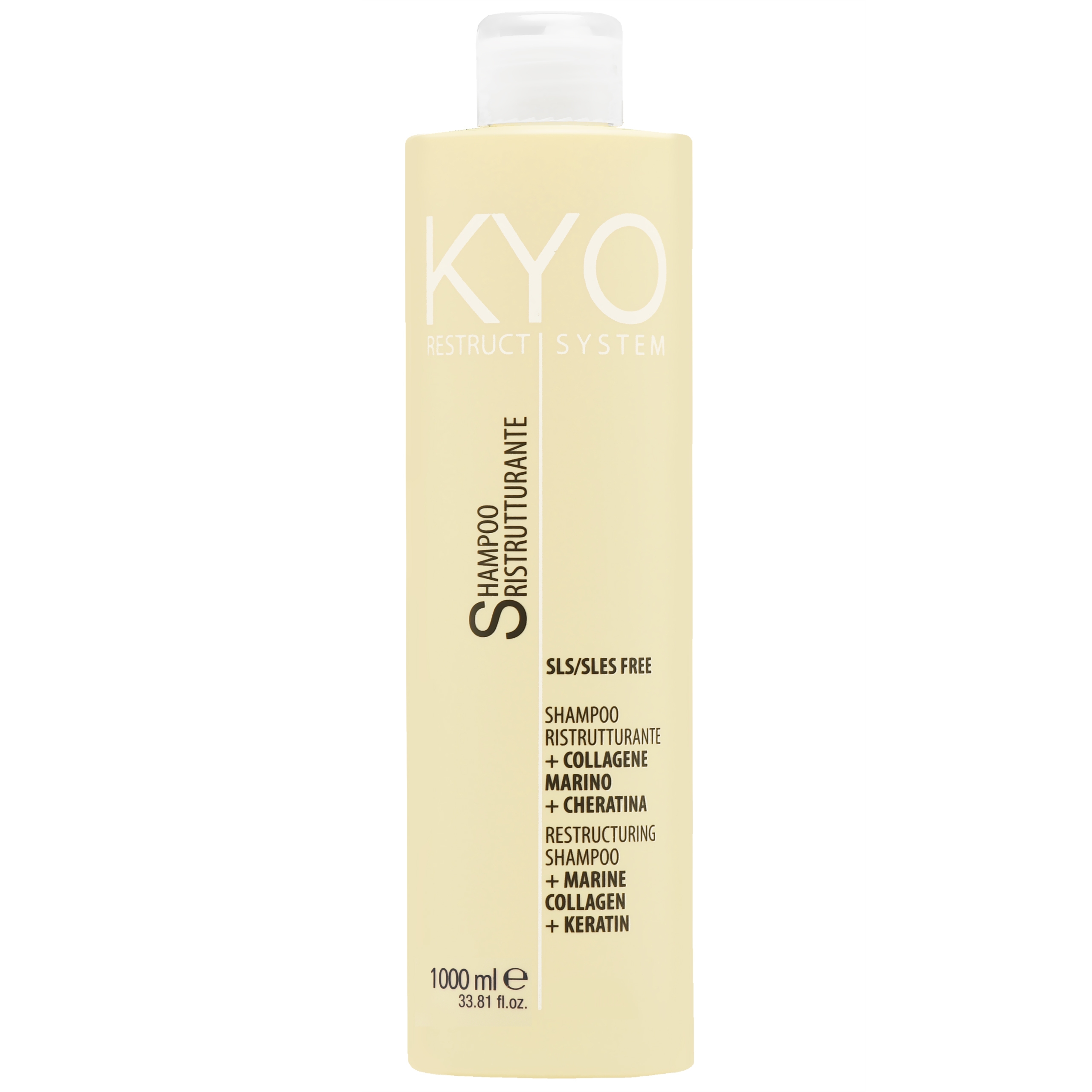 KYO Restruct System Restructuring Shampoo - szampon do włosów suchych i matowych, 1000ml