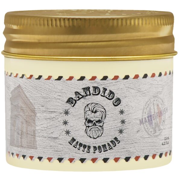 Bandido Matte Pomade – matowa pomada do włosów, mocne utrwalenie, 125ml