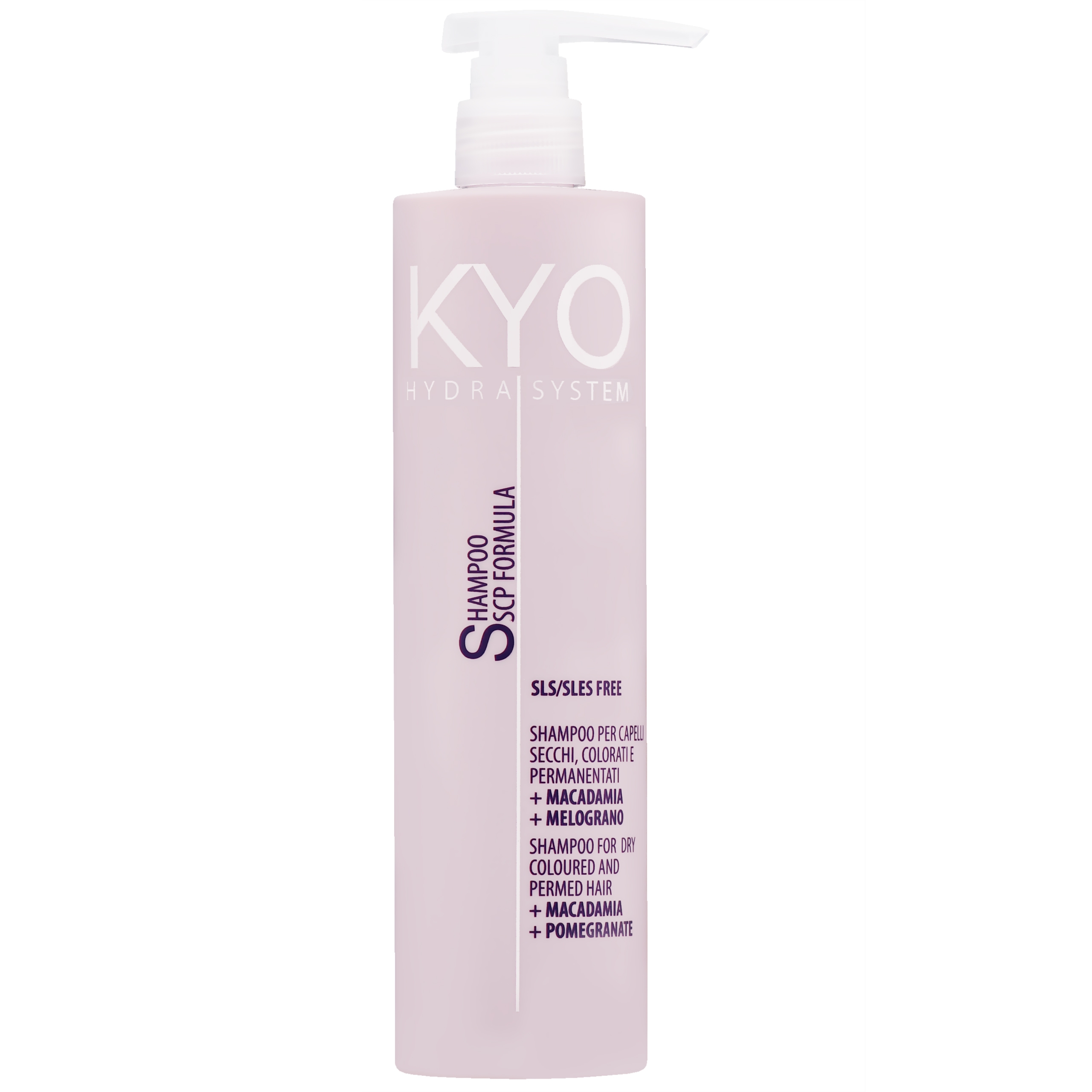 KYO Hydra System Dry Coloured Hair Shampoo - głęboko regenerujący szampon do włosów koloryzowanych, 500ml