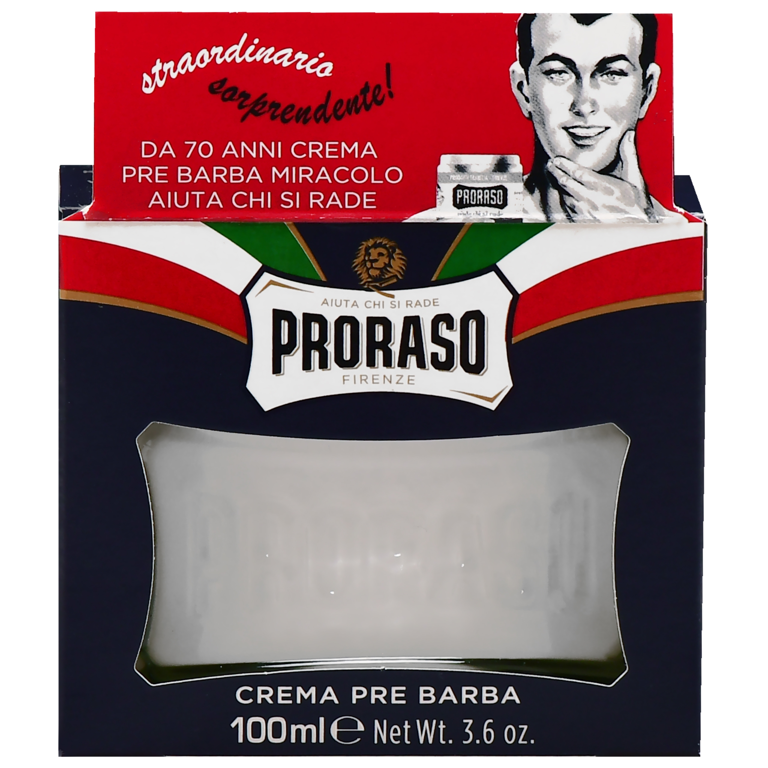 Proraso Protective Pre Shave Cream - łagodny krem przed goleniem z aloesem, 100ml