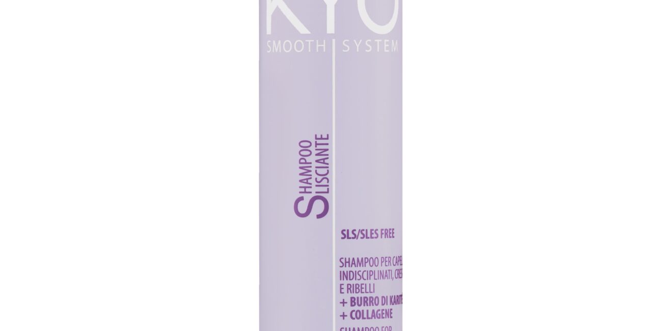KYO Smooth System Frizzy Hair Shampoo - delikatny szampon wygładzający, 250ml