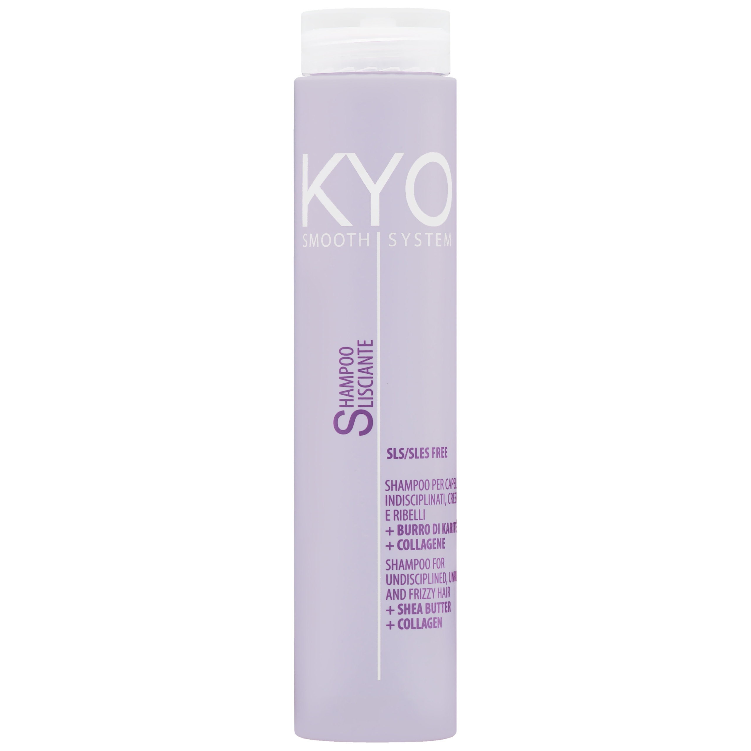 KYO Smooth System Frizzy Hair Shampoo - delikatny szampon wygładzający, 250ml