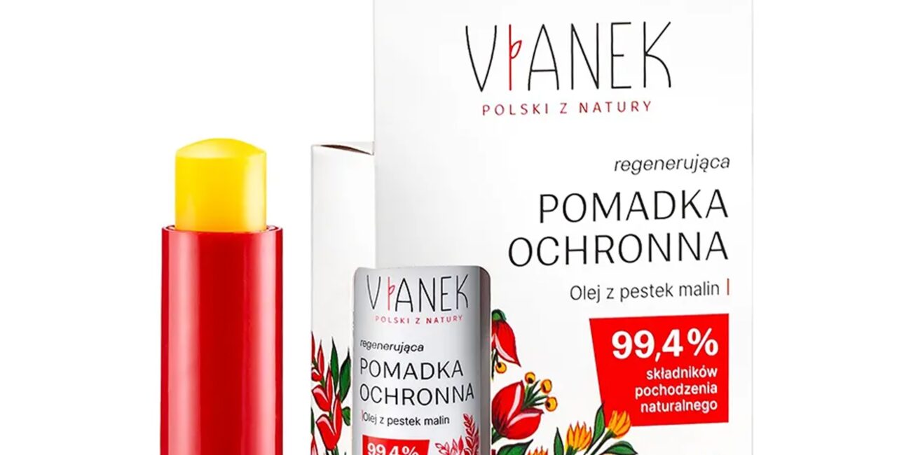 Vianek Regenerująca pomadka ochronna – intensywna regeneracja i ochrona ust, 4.6 g