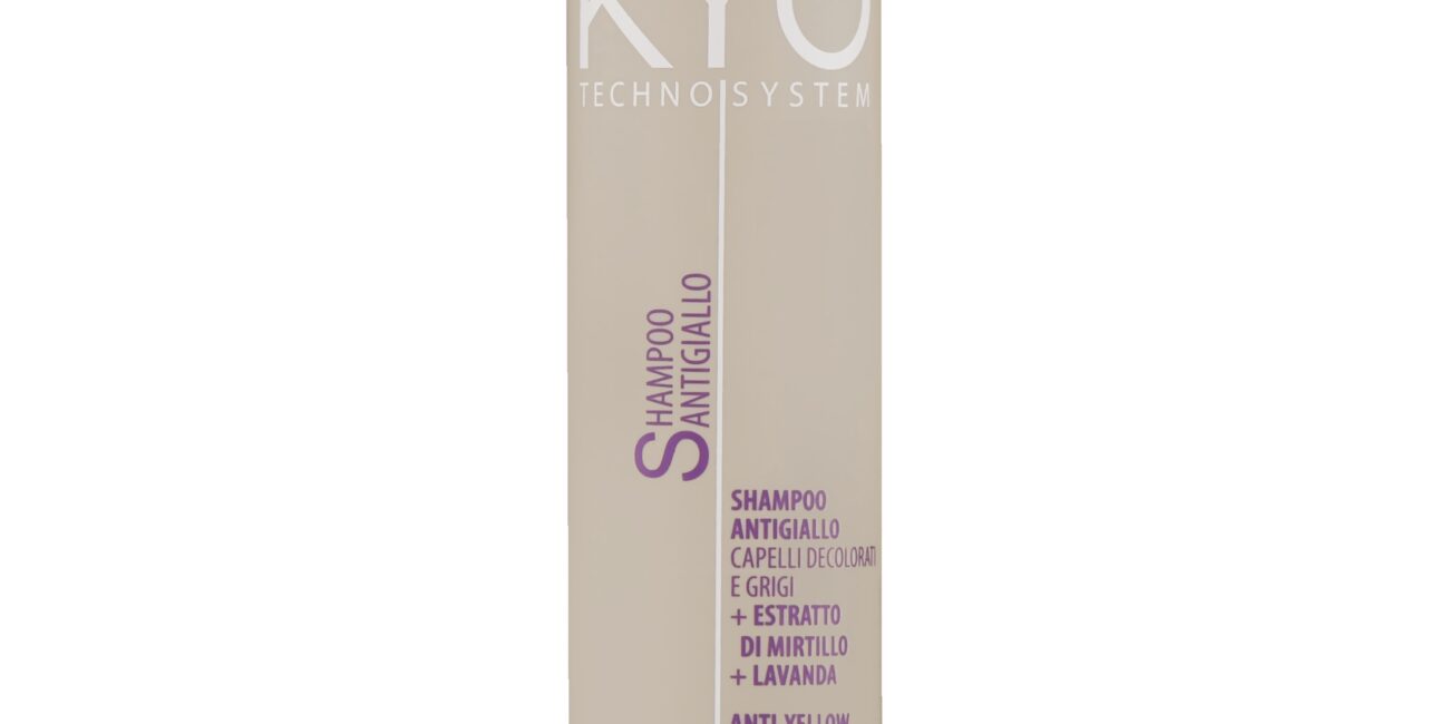 KYO Techno System Anti-Yellow Shampoo - szampon do włosów blond, 250ml