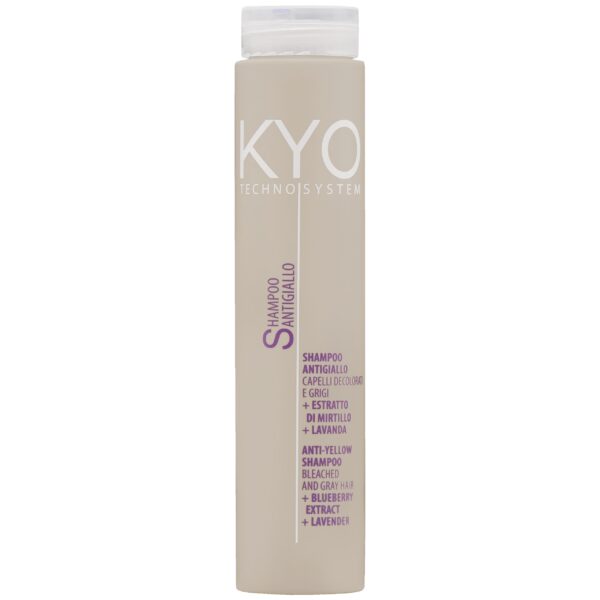 KYO Techno System Anti-Yellow Shampoo - szampon do włosów blond, 250ml